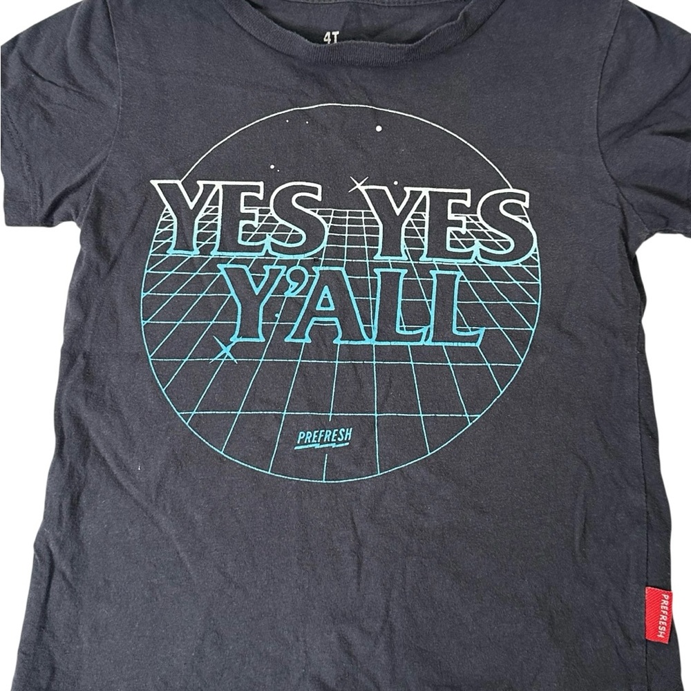 PREFRESH Kids Navy 'Yes Yes Y'All' Graphic Tee